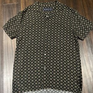 Abercrombie Men’s Slim Viscose camp Collar Shirt